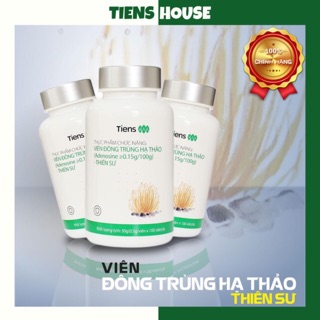 [CHÍNH HÃNG] Đông Trùng Hạ Thảo TIENS 100v Bột Sợi Khuẩn Lên Men Đông Trùng Hạ Thảo Nguyên Chất