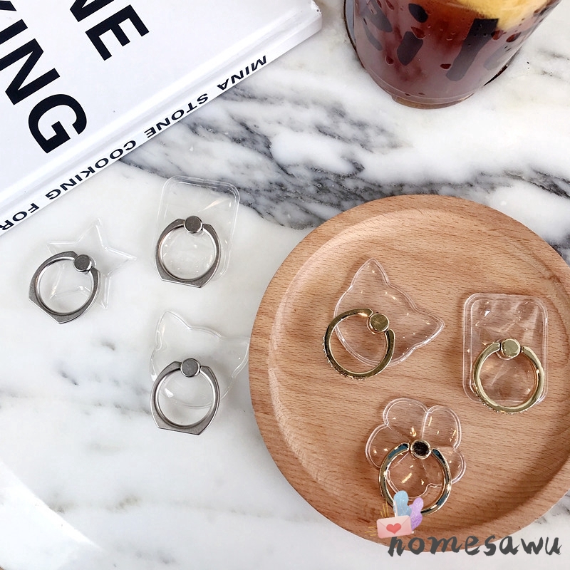 Vòng đỡ điện thoại bằng nhựa acrylic trong suốt độc đáo