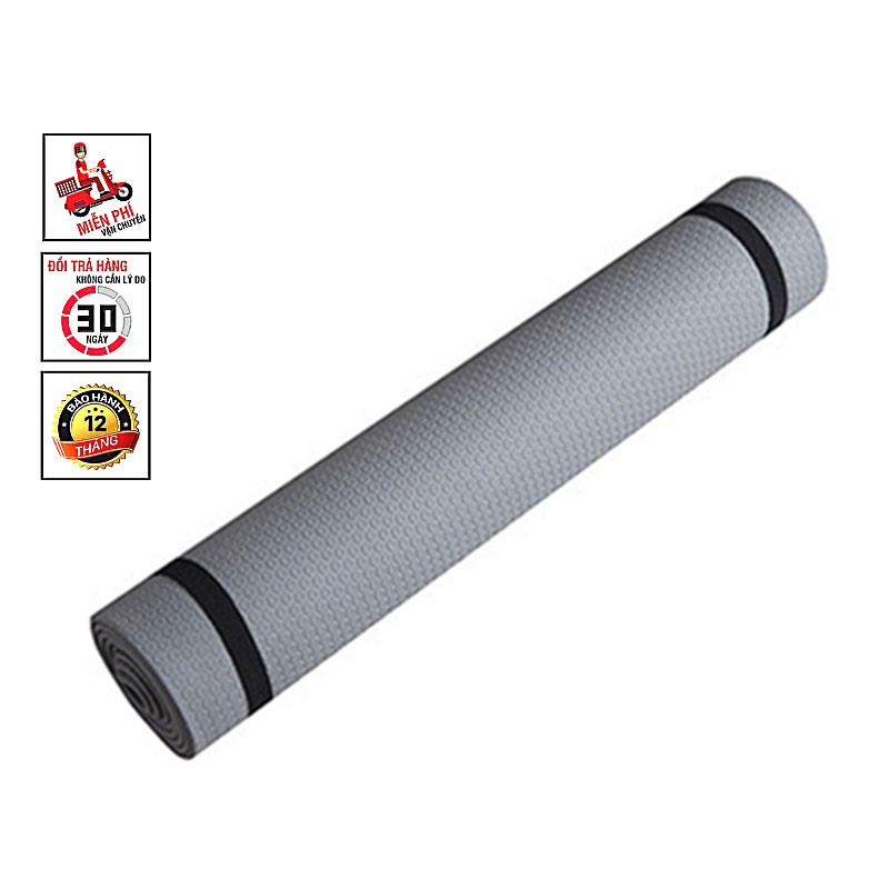 Thảm Yoga TPE Êm Ái Chống Trượt, Thảm Tập Yoga 1 Lớp Cao Cấp TM06