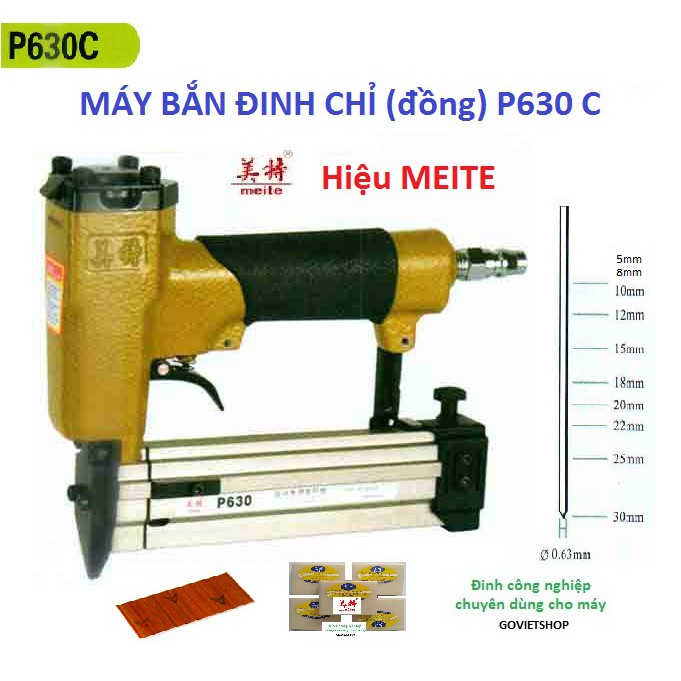 Súng bắn đinh chỉ P630C - Hiệu Meite - bắn đinh chỉ - đinh đồng