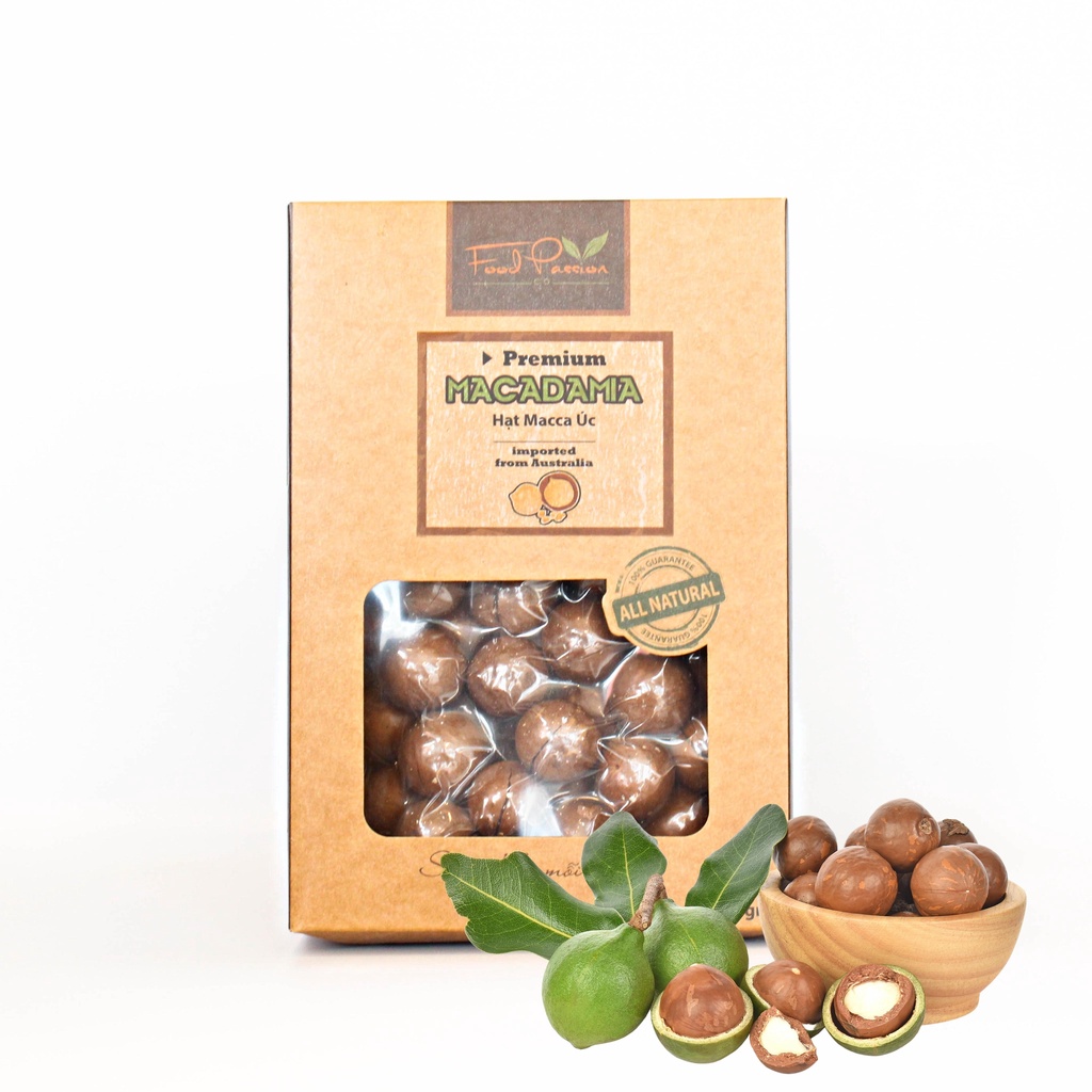Macca Nứt Vỏ Úc 500g – Giàu Dinh Dưỡng, Ăn Vặt Healthy, Macadamia Inshell, The Nuts Valley 