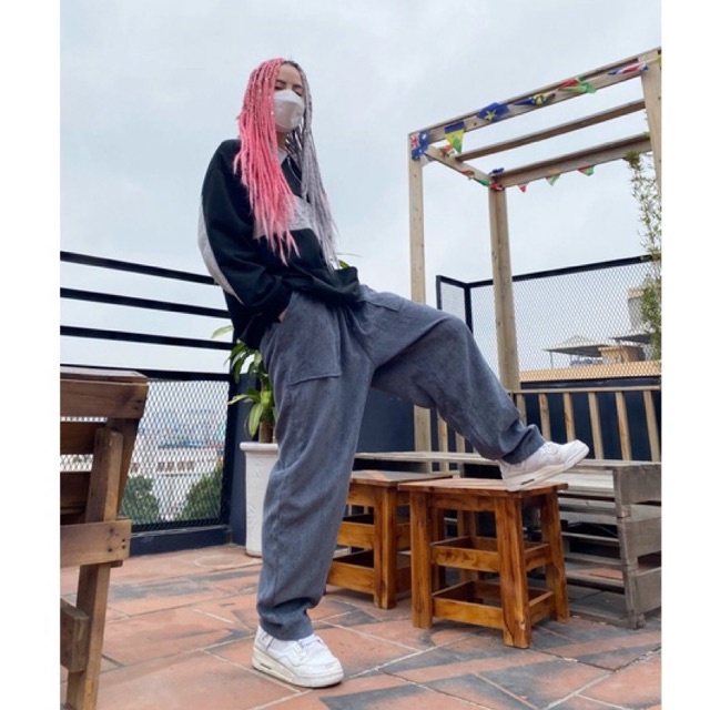 Quần Tập Jogger Hiphop Dáng Thụng nam nữ,  tập nhảy gym zumba, chất nhung tăm, form rộng thể thao, mềm, thoáng khí.