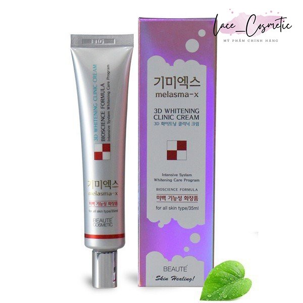 Kem Hỗ Trợ Trị Nám Tàn Nhang Melasma-X 3D Whitening Clinic - LACE COSMETIC