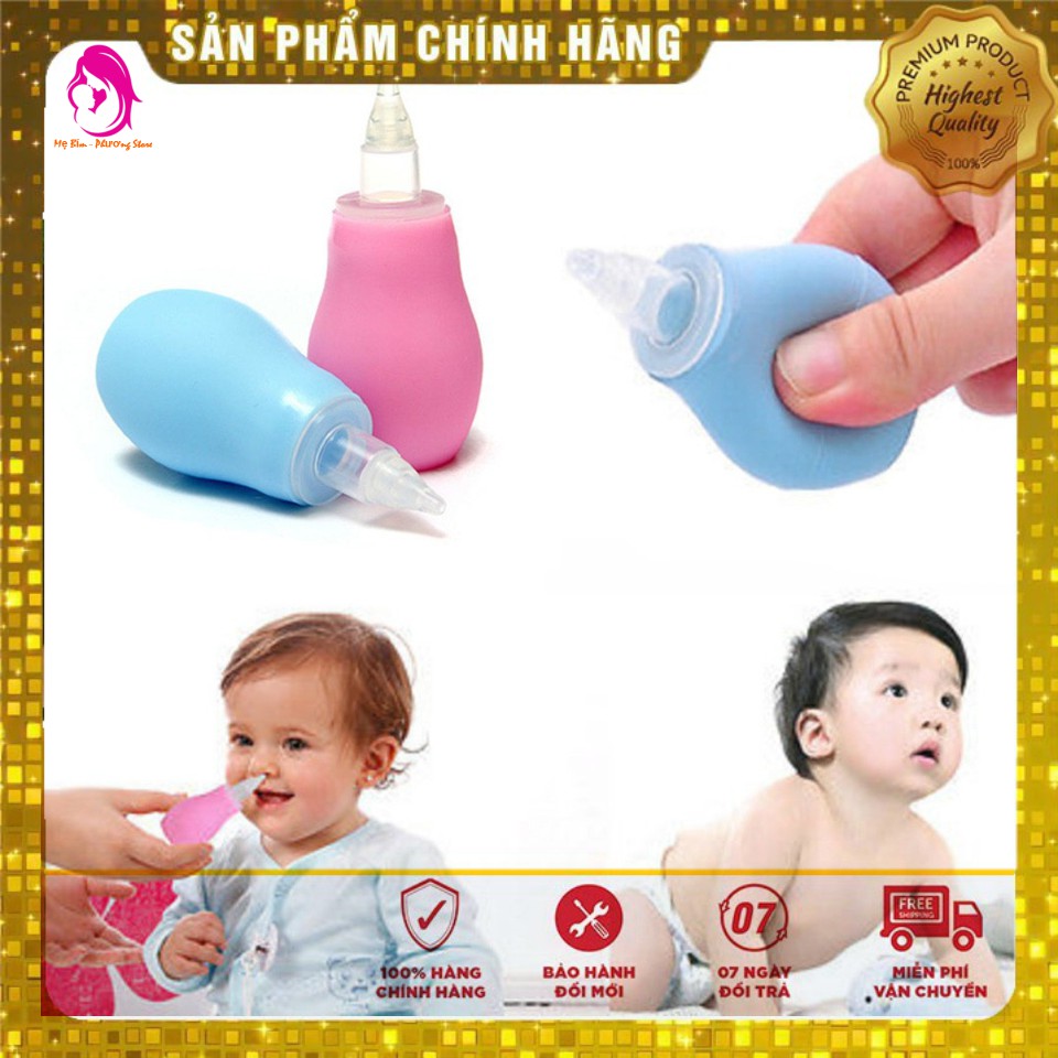 Ống bóp hút mũi silicon siêu mềm, Dụng cụ hút mũi an toàn cho bé