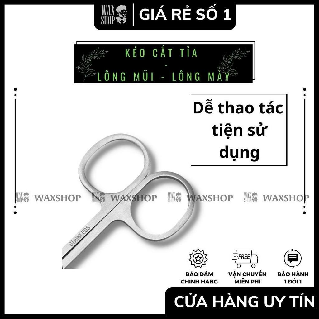 Kéo Cắt Tỉa Lông Mũi, Lông Mày - An Toàn -Thép Không Gỉ Cao Cấp - Thiết Kế Nhỏ - Gọn - Nhẹ - Waxshop - SD - DG