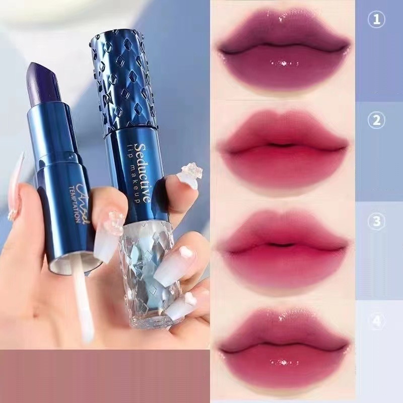 Son Ansel 2 Đầu Đổi Màu Theo Nhiệt Kiêm Khoá Son No.8949 - HÀNG MỚI VỀ