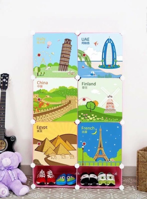 TỦ NHỰA GHÉP 9 Ô GỒM 7 Ô TÔ + 2 KỆ GÓC. Tặng kèm 1 treo đồ. GIAO MẪU NGẪU NHIÊN TRÊN LINK