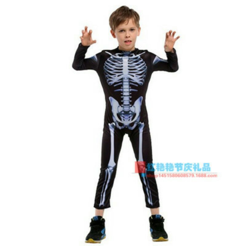 Trang phục hóa trang Halloween Bộ xương cho bé