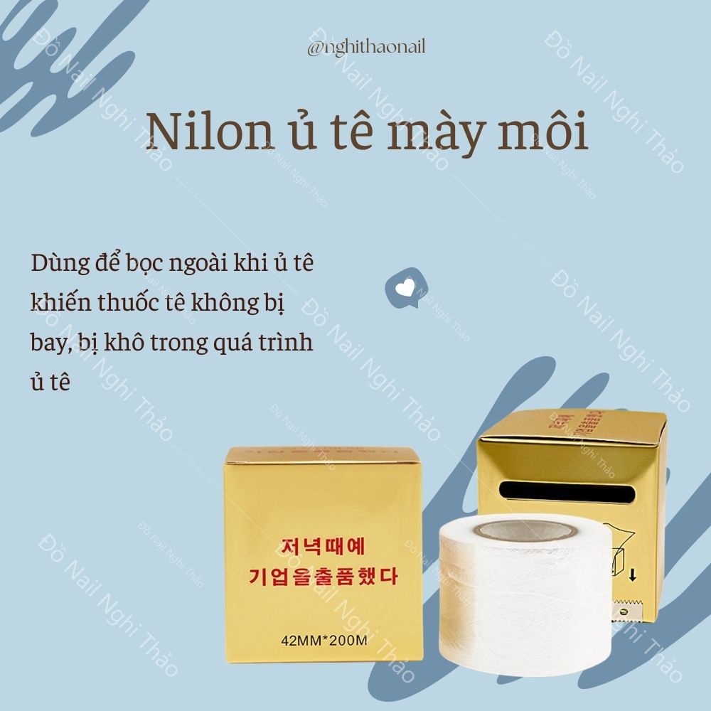 Nilon ủ tê mày môi