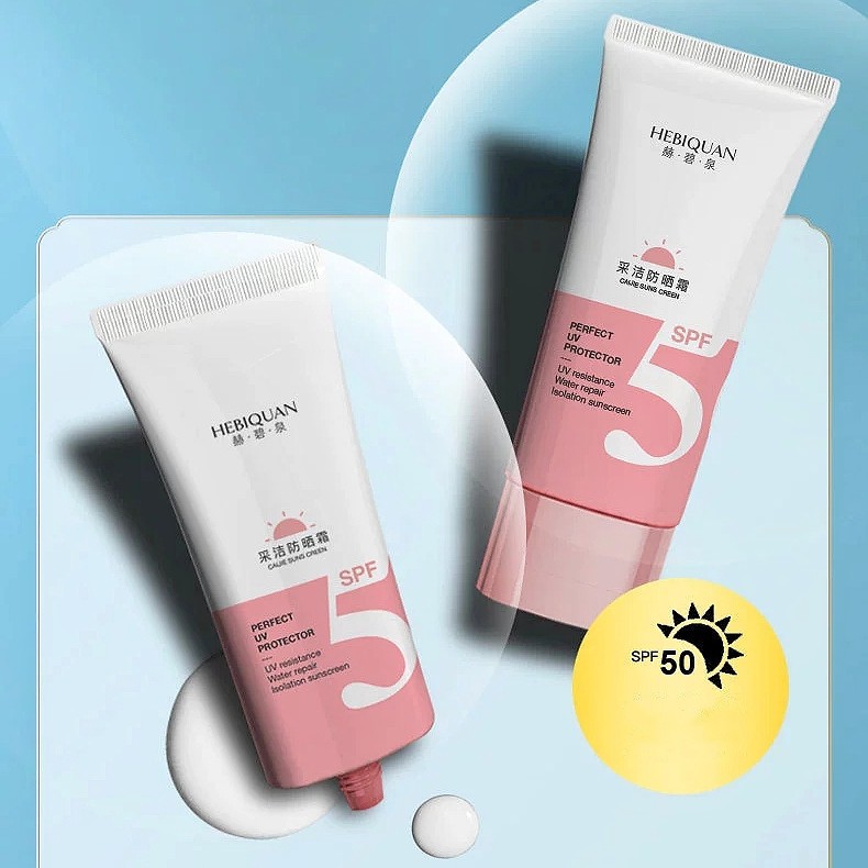 Kem chống nắng SPF50+ HEBIQUAN Sunscreen Perfect UV Protector HEBI01