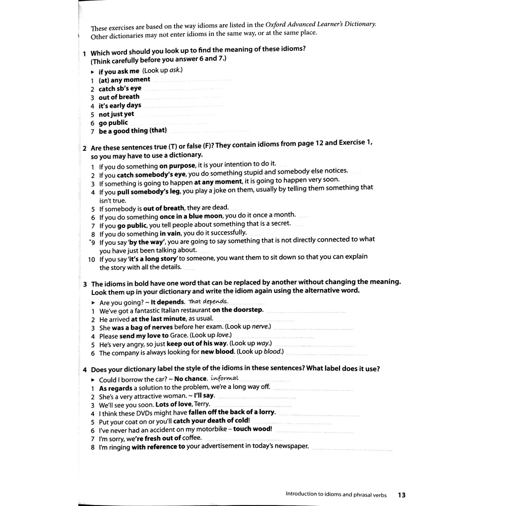 Sách - Oxford Word Skills Intermediate Idioms and Phrasal Verbs