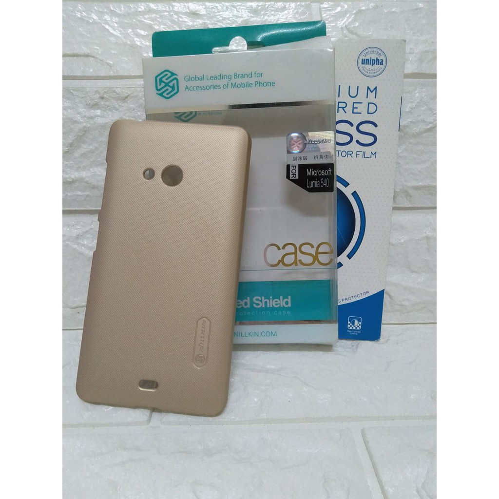 Ốp lưng Nillkin cho Microsoft Lumia 540 Tặng kính cường lực