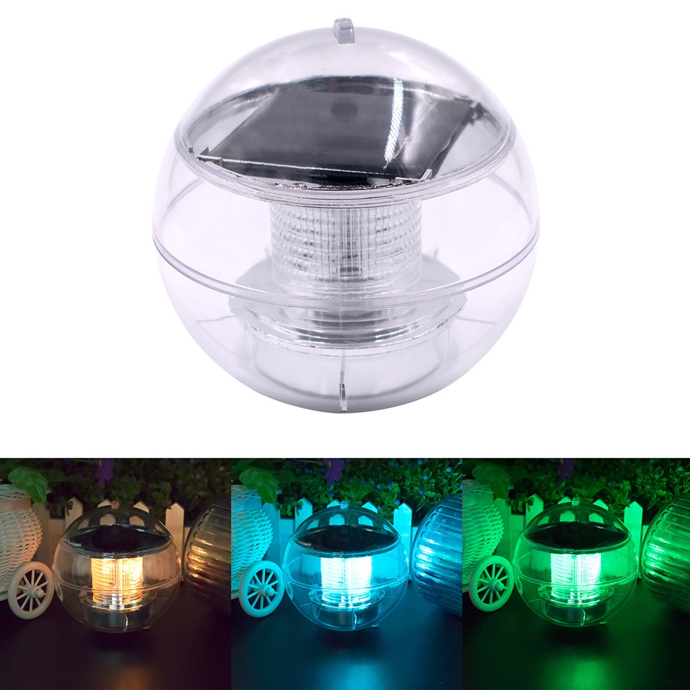 Solar Flow Lamp LED Underwater Lighting Color Floating Lamp Pond Garden Landscape Decoration Exterior Lighting vuvu2.vn