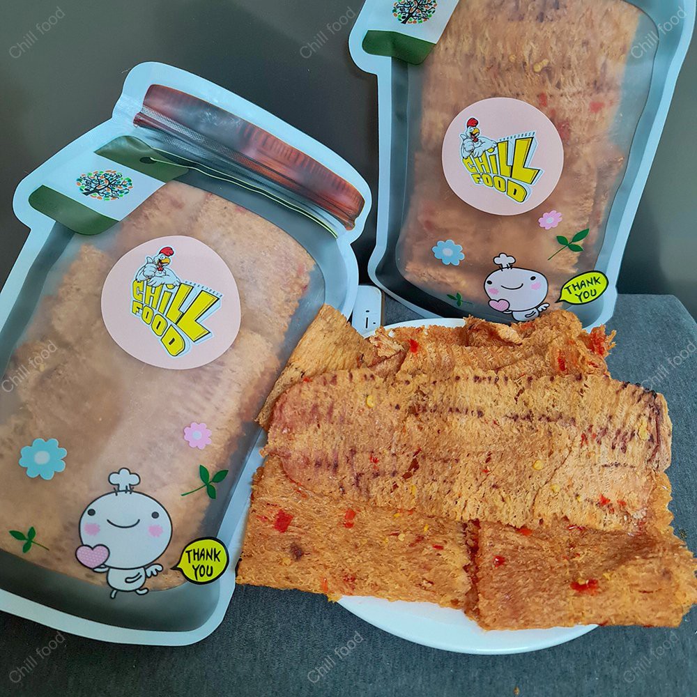 Mực Cán Tẩm Gia Vị Chillfood Cay Cay (Loại Ngon) 200g, Mực Cán Cay Ăn Vặt Ngon Rẻ | BigBuy360 - bigbuy360.vn