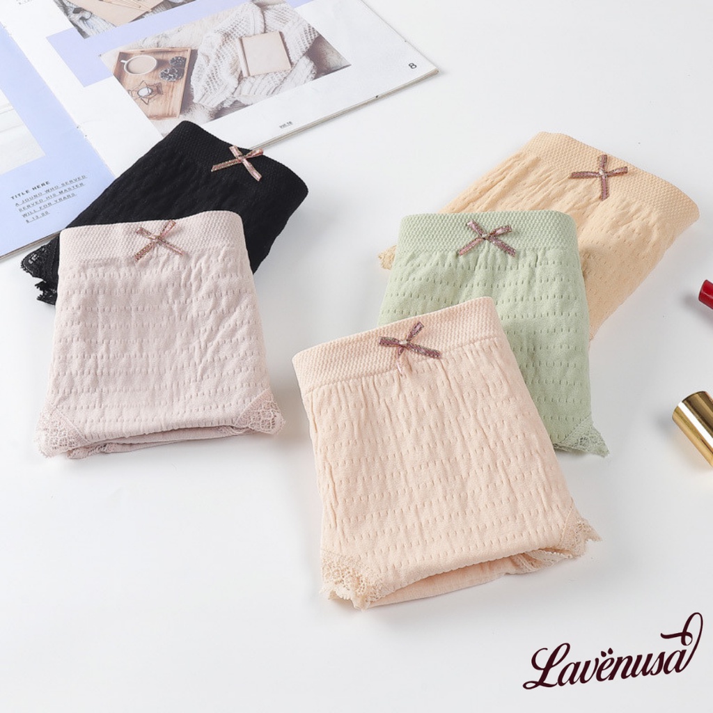 Quần lót nữ cotton cao cấp kháng khuẩn mềm mại thoáng khí LAVENUSA QL50
