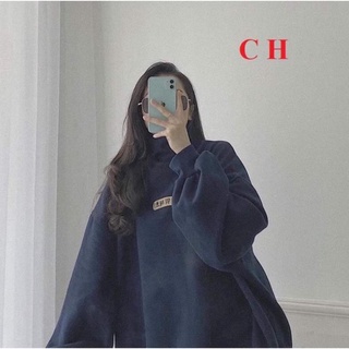 Áo Swearter chữ hàn cao cổ CH