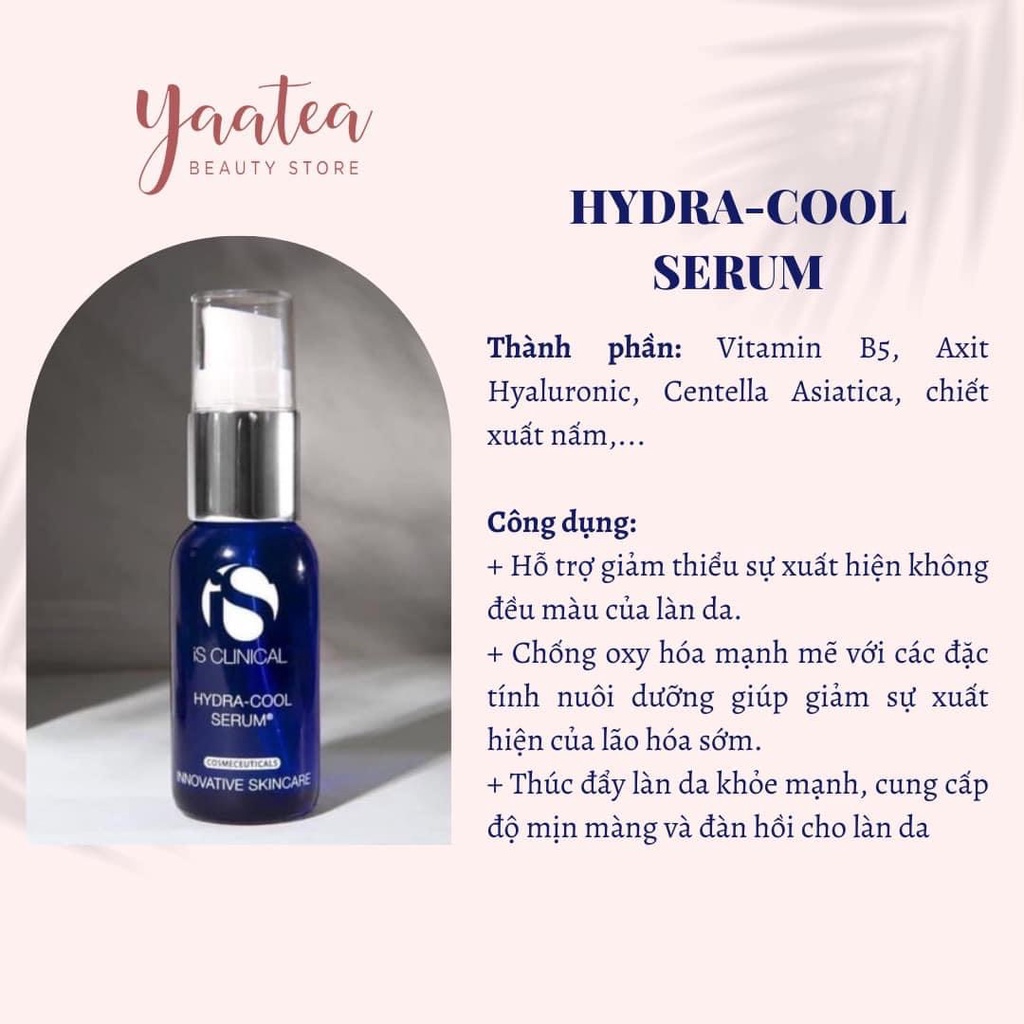 Tinh chất iS Clinical Hydra Cool Serum 30ml/ 60ml