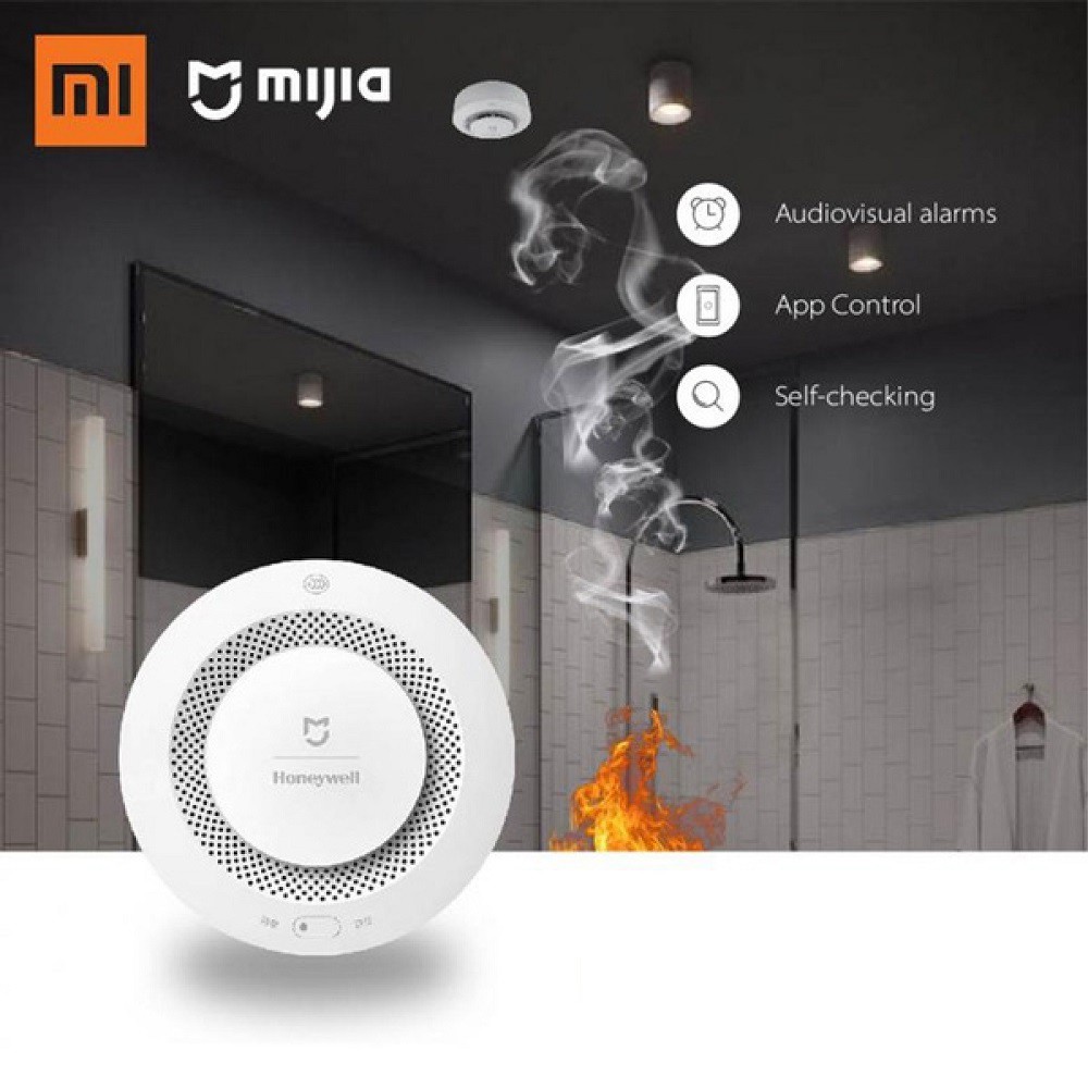 Cảm biến báo khói báo cháy Xiaomi Mijia Honeywell, hỗ trợ HomeKit