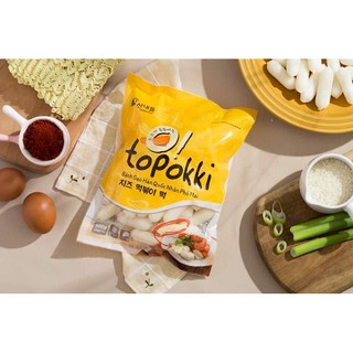 Comno bánh gạo nhân phô mai ( 500g bánh gạo phô mai, 100g bột phô mai)