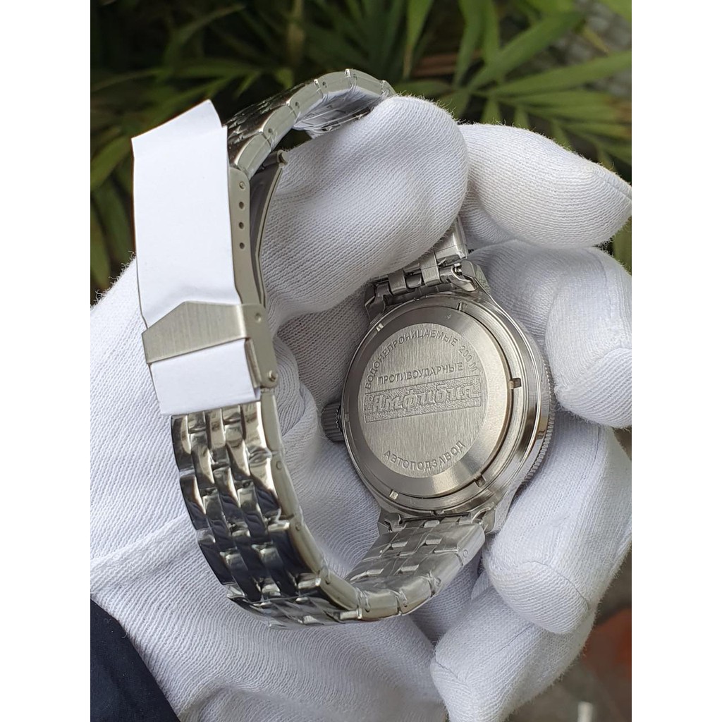 Đồng hồ Nga Vostok Amphibia 420289. Đồng hồ nam Vostok máy cơ tự động Automatic, size mặt 40, chống nước tốt 20 ATM