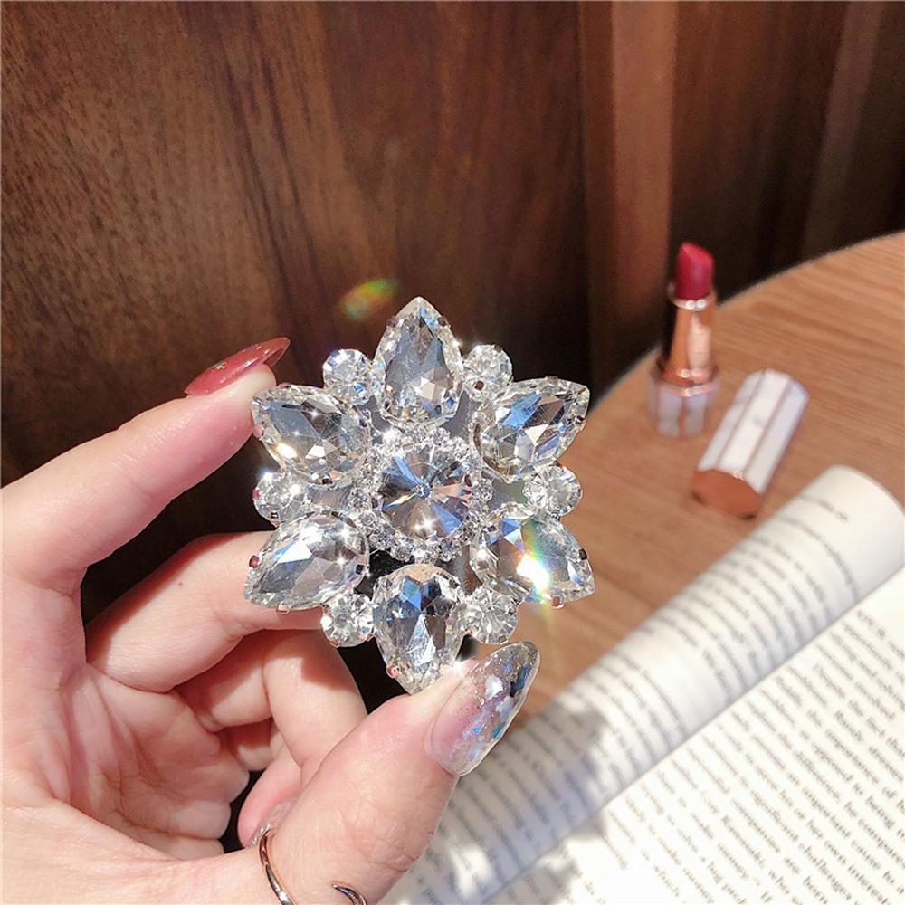 Giá Đỡ Điện Thoại Họa Tiết Lấp Lánh Có Thể Gập Lại Tiện Dụng