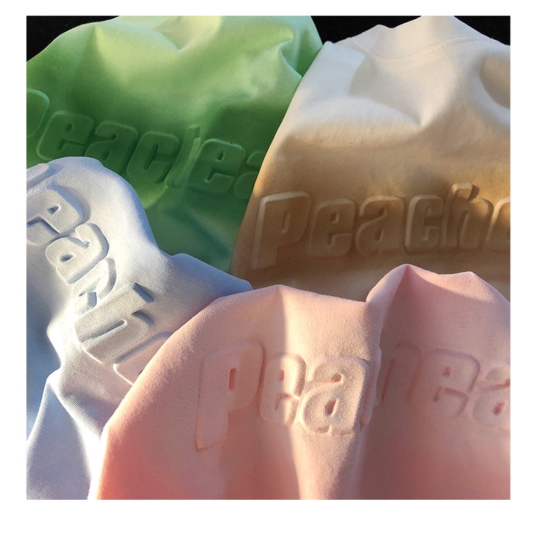 Áo thun ZHELIHANGFEI tay ngắn họa tiết in theo phong cách đi học dễ phối đồ