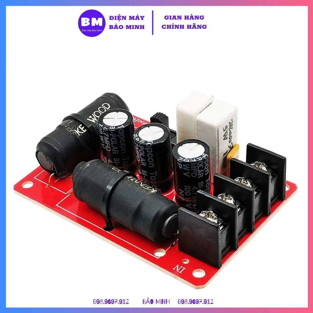 Phân tần loa sub - Mạch phân tần loa bass WEAH-90A công suất 200w - Giá 1 mạch