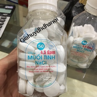Muối Tinh NaCl pha xúc miệng