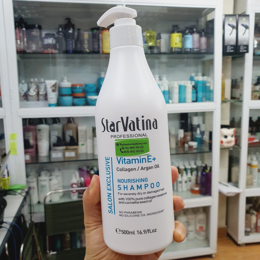 Lẻ dầu gội hoặc dầu xả Star Vatina dưỡng sinh 500ml - 800ml