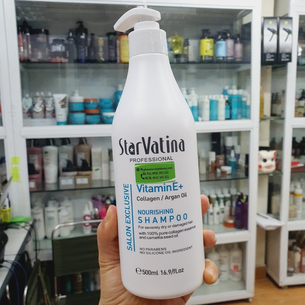 Lẻ dầu gội hoặc dầu xả Star Vatina dưỡng sinh siêu tái tạo 500ml - 800ml