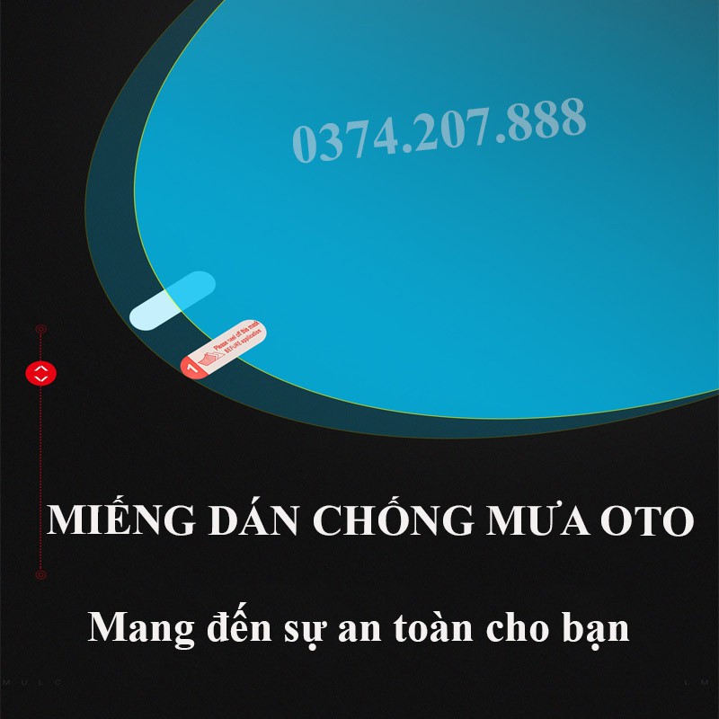 Miếng Dán Kính Chống Nước Ô Tô, Combo Miếng Dán Gương, Dán Kính Chống Nước COCA.T