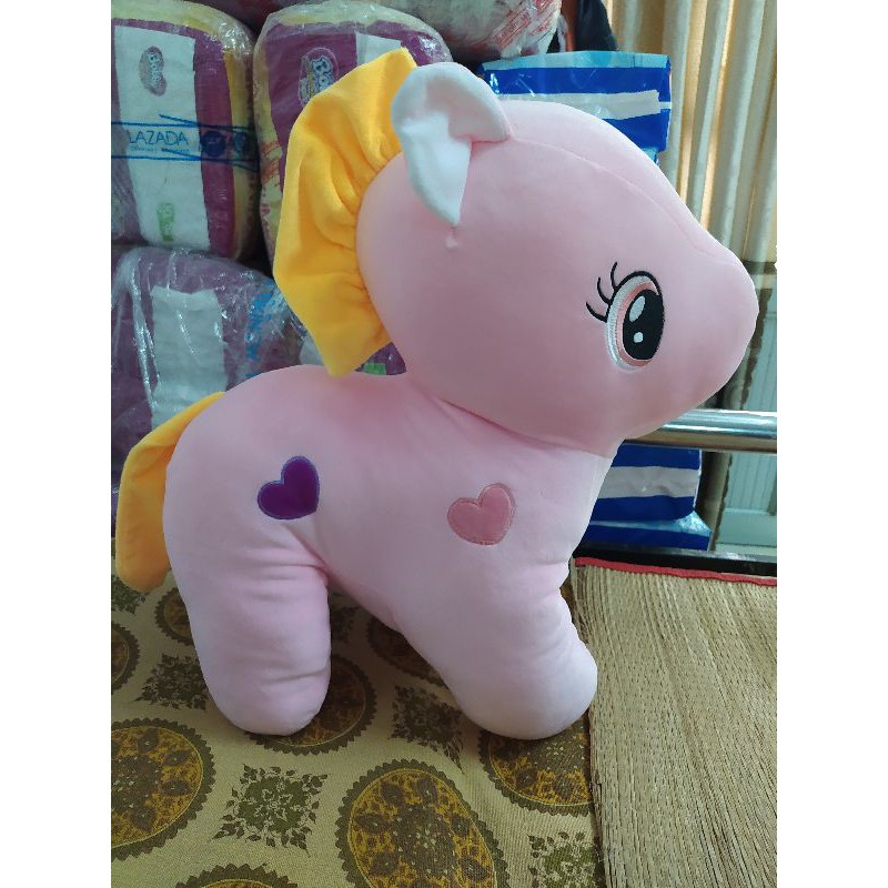 Ngựa bông Pony quà tặng của Huggies siêu to KT 45*45