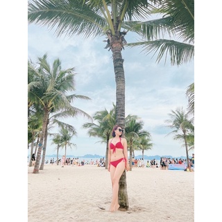 bikini 2 mảnh nơ ngực có gọng