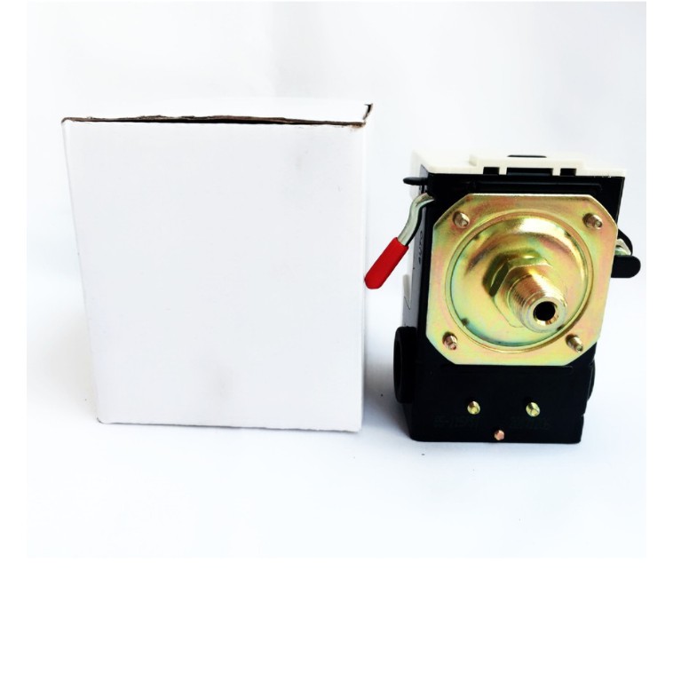 Rơ le áp suất máy nén khí chạy dây curoa ren ngoài 13mm