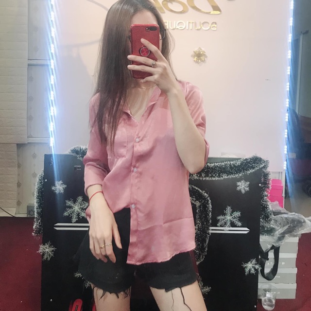 Sơ mi lụa cổ đức