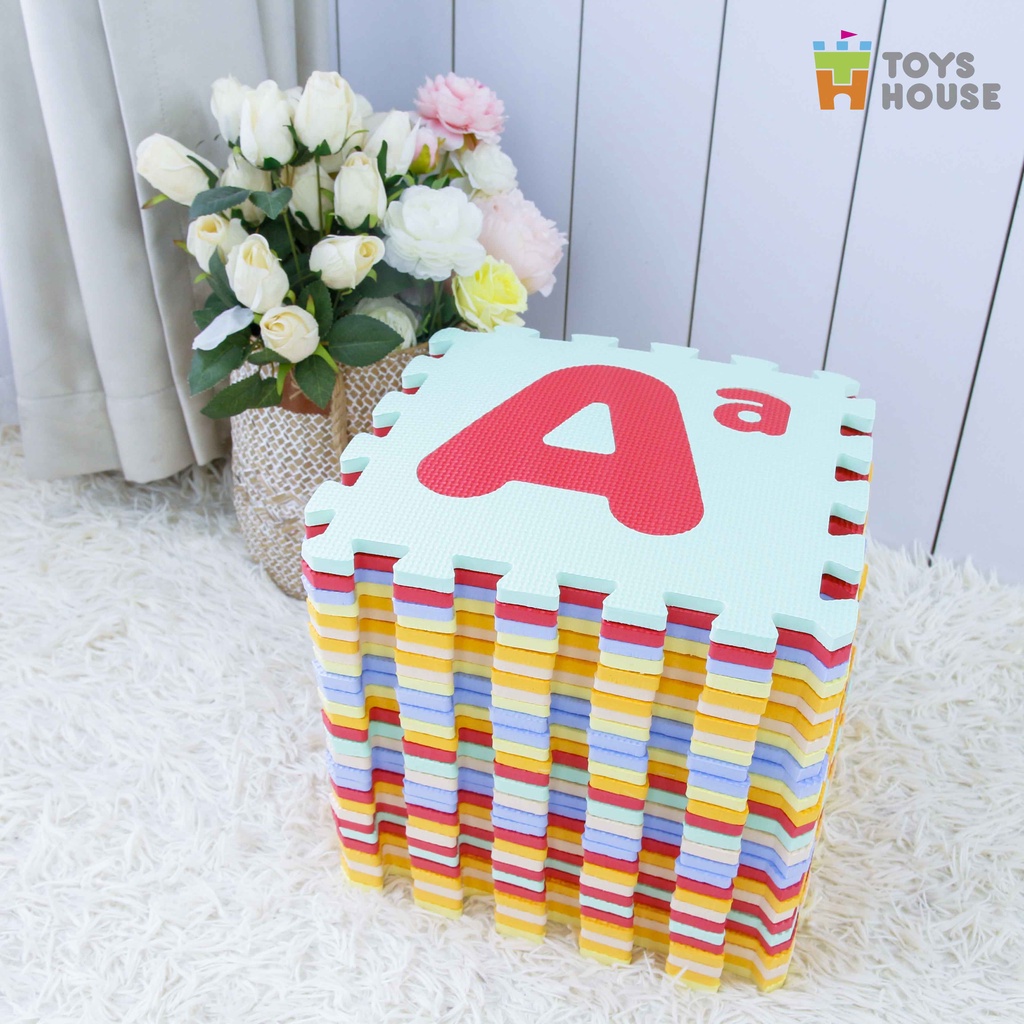 Thảm xốp ghép trải sàn cho bé Toyshouse chất lượng Châu Âu EN71