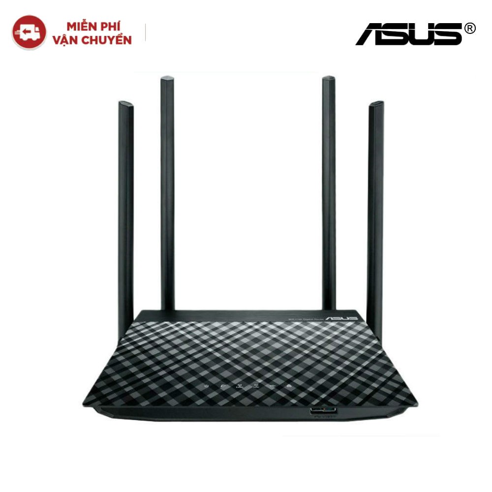 Bộ Phát Wifi ASUS RT-AC1300UHP (Dũng Sĩ Xuyên Tường),2 băng tần -Chính Hãng