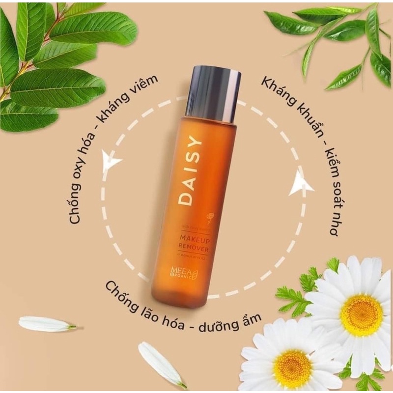 Nước tẩy trang Daisy Meea sạch da, nước tẩy trang loại bỏ bụi bẩn dịu nhẹ