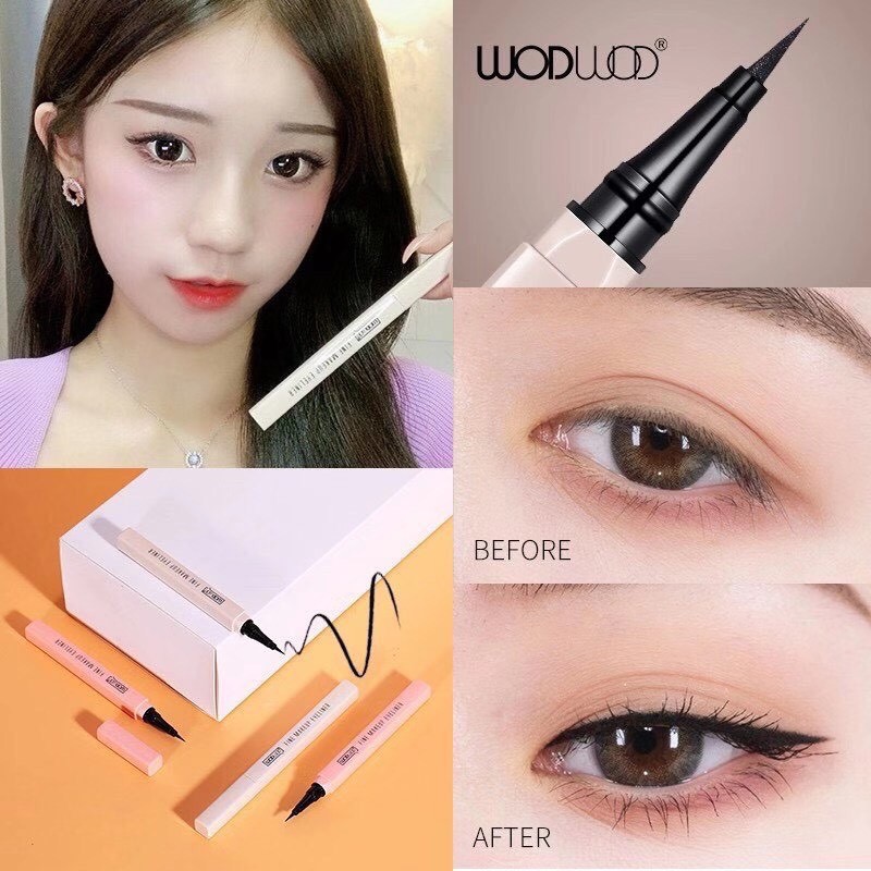KẺ MẮT NƯỚC BÚT LÔNG WODWOD FINE MAKEUP EYELINER MẪU MỚI