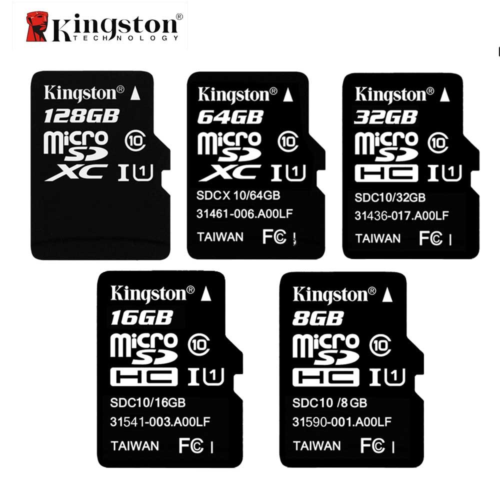 Thẻ nhớ microSDHC Kingston 8GB / 16GB Class 10 U1 80Mb/s Không Box (Đen)