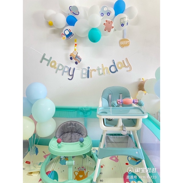 Set trang trí sinh Nhật bé trai