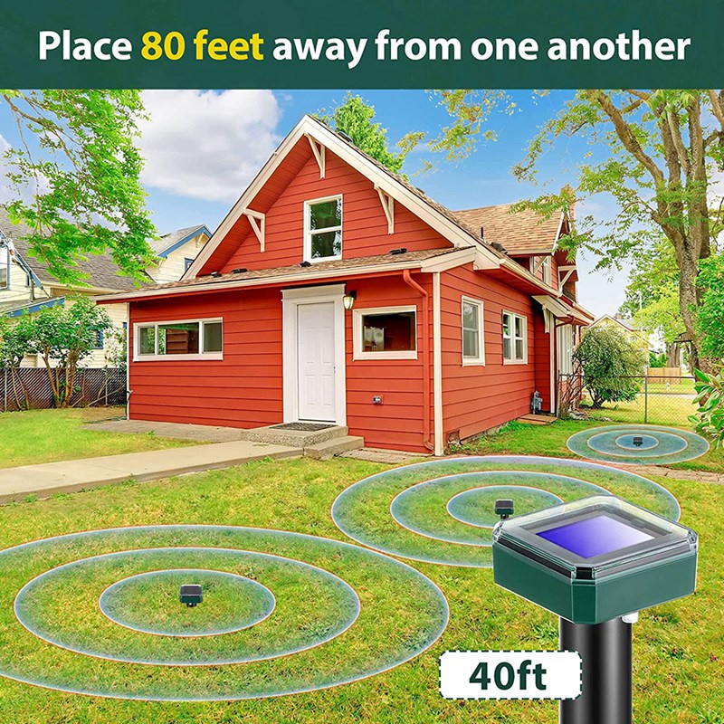 Set 16 Đinh Đuổi Côn Trùng Bằng Năng Lượng Mặt Trời Chống Thấm Nước Cho Sân Vườn