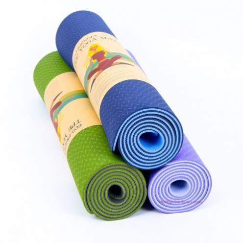 [Freeship hàng cao cấp 35] Thảm Tập Yoga, Tập Gym, Tập Thể Dục Tại Nhà TPE Đài Loan Cao Cấp, Chống Trơn Trượt, Êm Ái