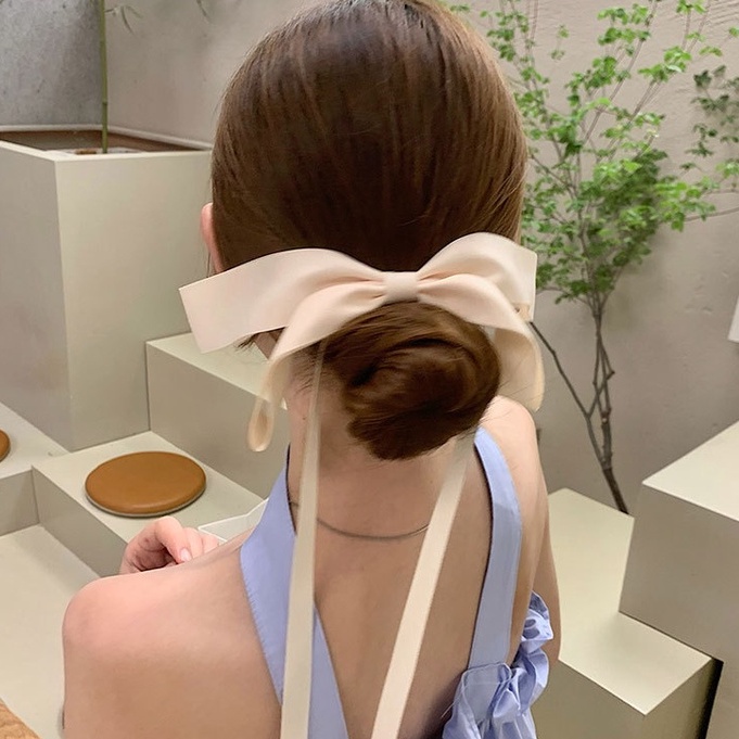 Kẹp Tóc Nơ To Màu Tím Xinh Xắn 49362