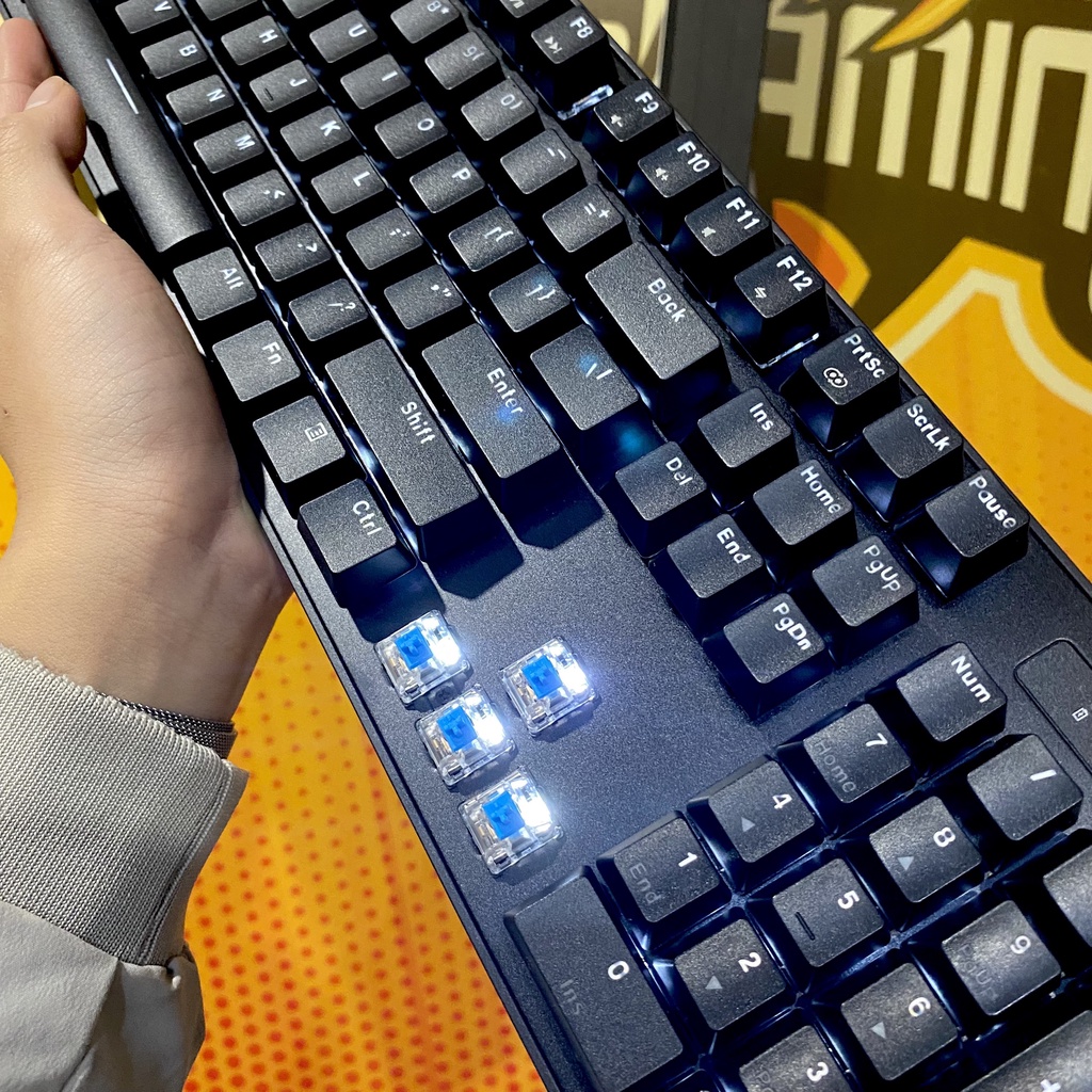 Bàn phím cơ không dây giá rẻ Dareu EK810G | Led Trắng | Hàng chính hãng bảo hành 24 tháng