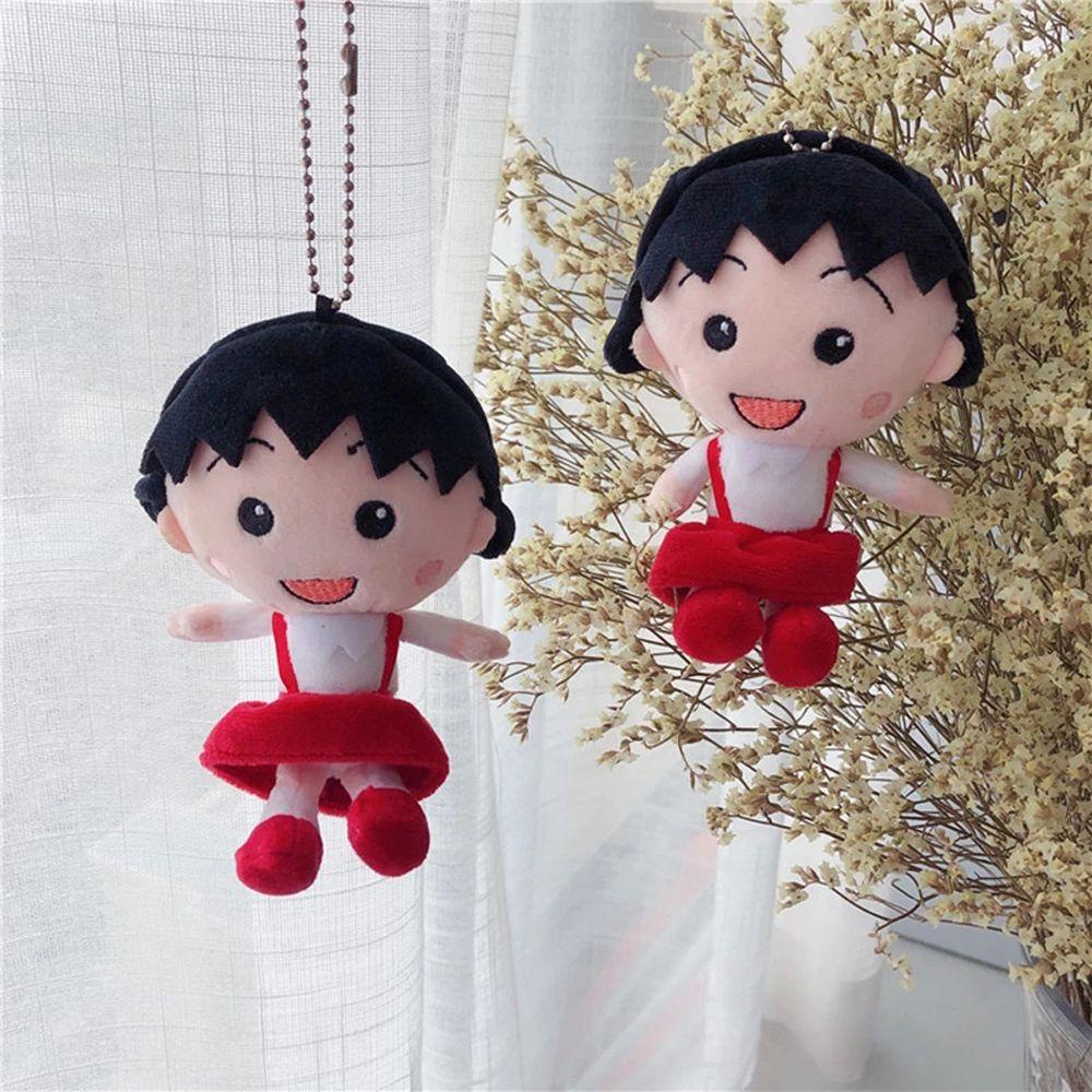 Móc Khóa Hình Chibi Maruko Chan Nhồi Bông Xinh Xắn