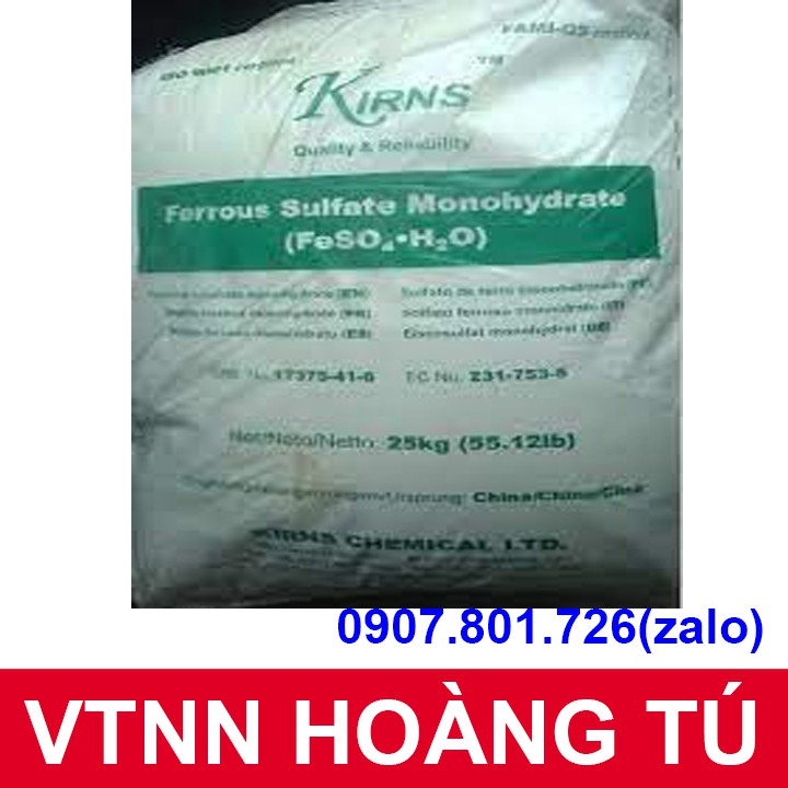 Sắt sunfat Feso4  túi gói 500g