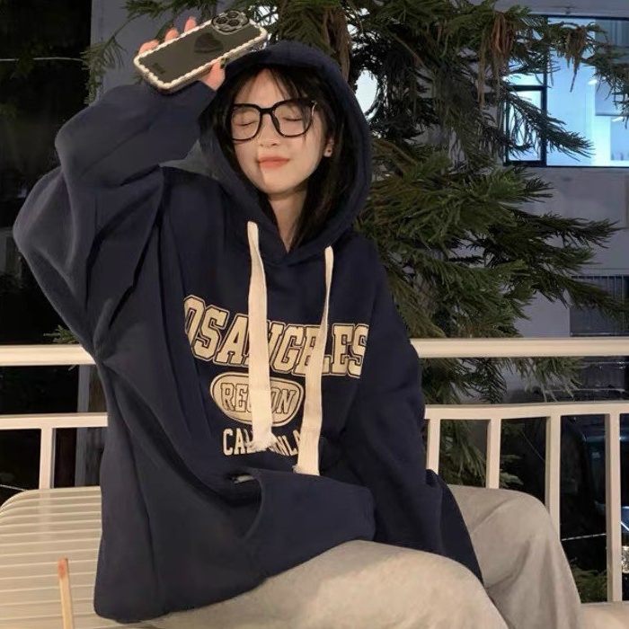 Áo Khoác Hoodie Nỉ Có Mũ Form Rộng LOSANGFLES Unisex Nam Nữ Ulzzang | BigBuy360 - bigbuy360.vn