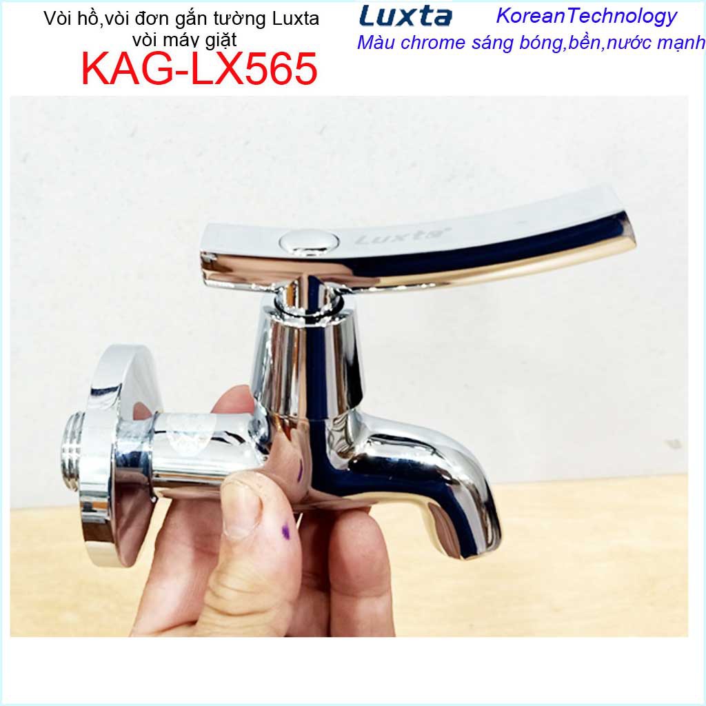 Vòi lạnh gắn tường, vòi đơn Luxta, vòi xả nước KAG-LX562-LX563-LX564-LX565_LX566