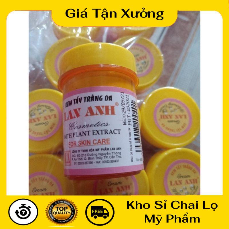 [Hàng chuẩn] Kem Tẩy Trắng Da Lan Anh hủ 80g, nguyên liệu, công thức làm kem trộn body trắng da.